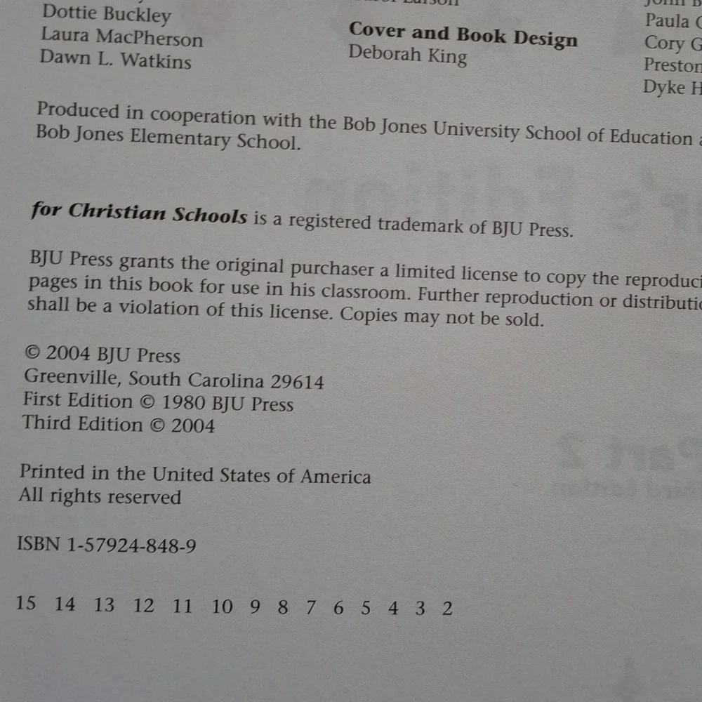 BJU K5 Beginnings PhonicsTeacher's manual part‎ 1 and 2
